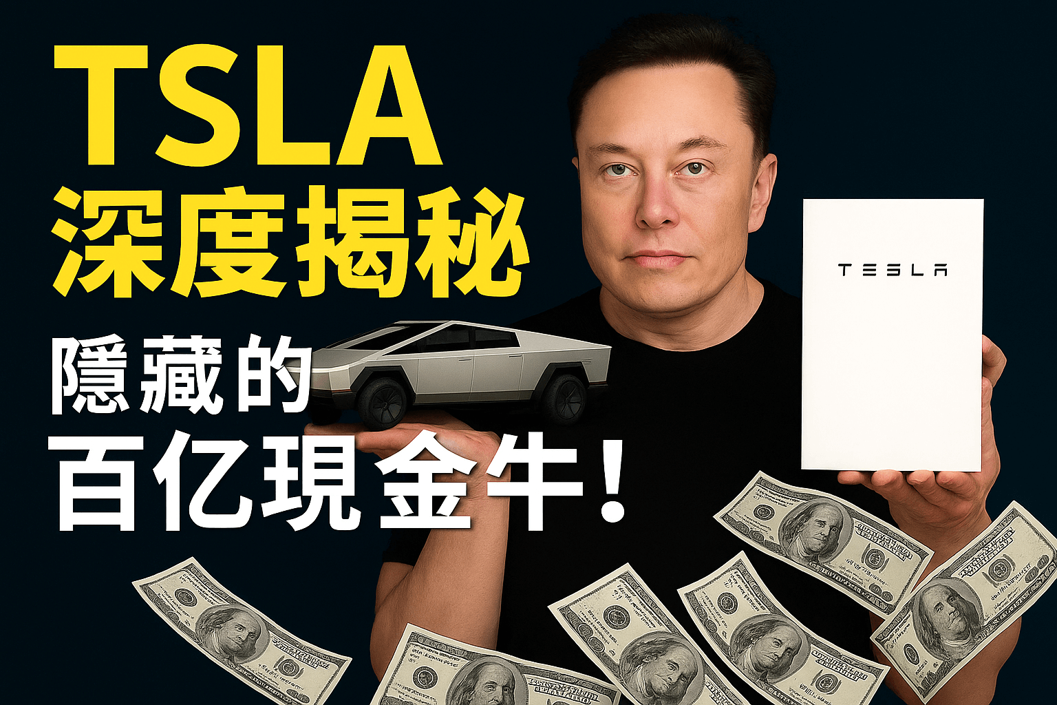 TSLA 深度揭祕：特斯拉隱藏的百億現金牛！