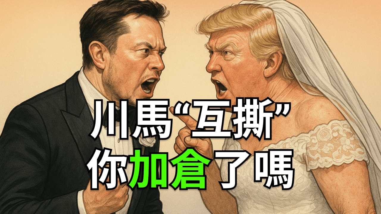 馬斯克 vs. 川普之撕逼大戰，特斯拉的重大利空？分享我的應對思維模式